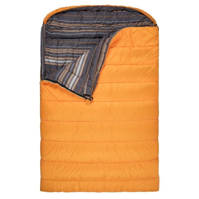 TETON Sports Mammoth 0 F Double Sleeping Bag Double-Wide Orange/Grey