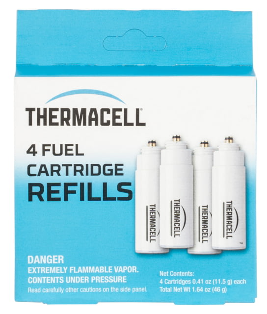 Thermacell Fuel Cartridge Refills 4 Per Pack Repellents White