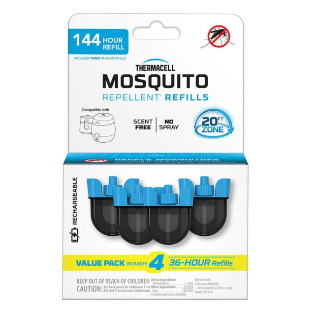 Thermacell Thermacell Repellents Inc. Thermacell Rechargeable Mosquito Repellent Refill 36 HR Four Pack - $71.99 at CampSaver.com