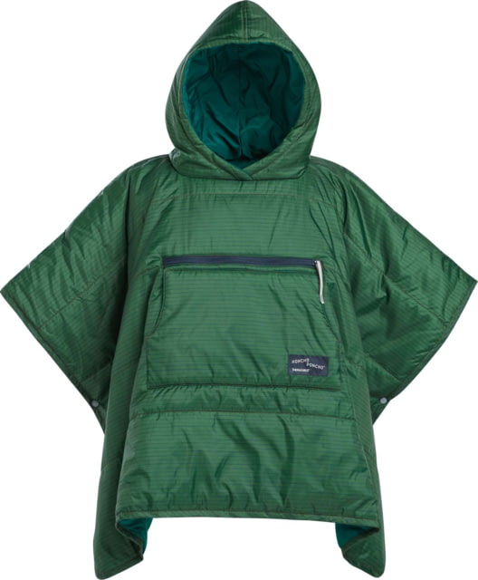 Thermarest Honcho Poncho - Kid's Green Print 5-10 year