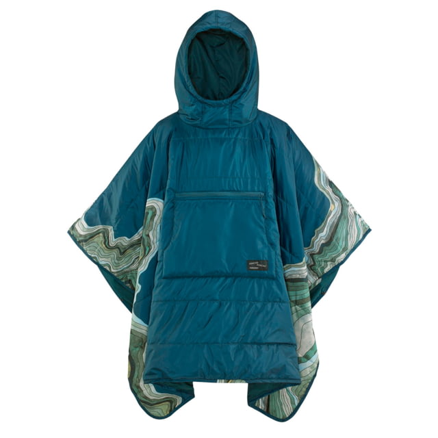 Thermarest Honcho Poncho OuterSpace Blue/Topo Wave