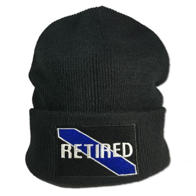 Thin Blue Line Retired Beanie -