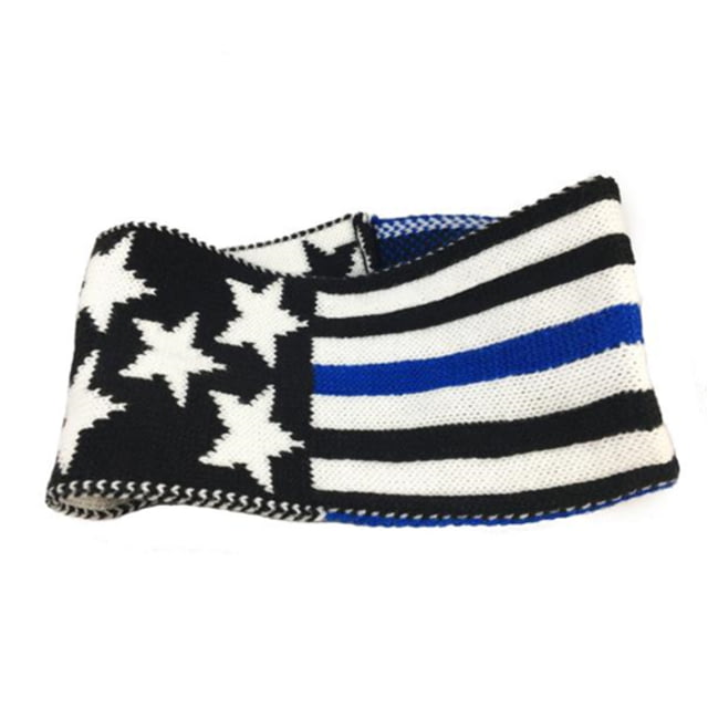 Thin Blue Line Women's Winter Headband - American Flag