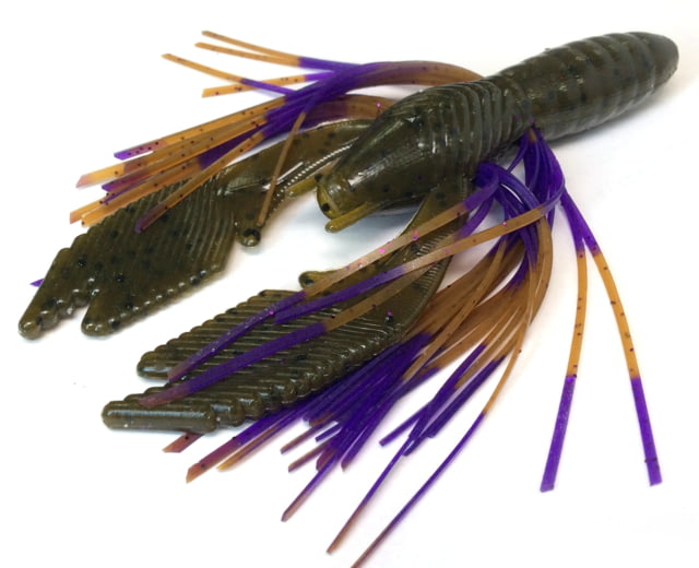 Tightlines UV Hy-Brid Craw 4in Green Pumpkin with PBJ