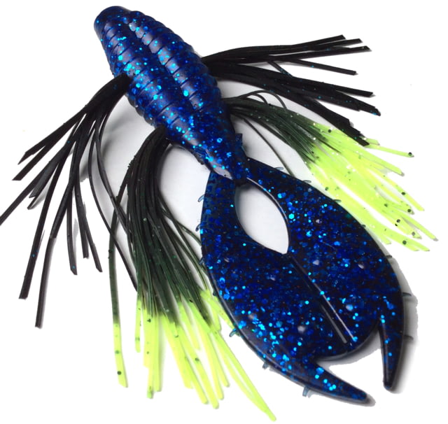 Tightlines UV SM2 Punch 4in Blue/Black with Chartreuse Tip
