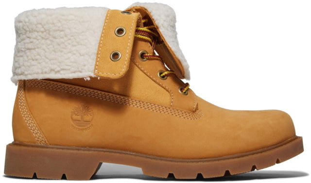 Timberland Linden Woods Waterproof Fleece Fold-Down Boot - Women's Wheat 9 Medium