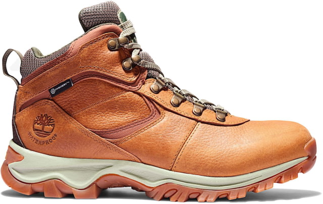 Timberland Mt. Maddsen Mid Lace Up Waterproof Hiking Boots - Men's Light Brown