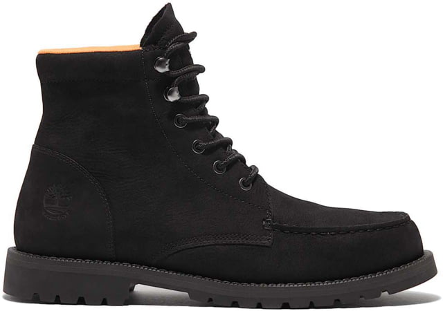 Timberland Redwood Falls Waterproof Moc-Toe Boot - Men's Black Nubuck 8 Medium