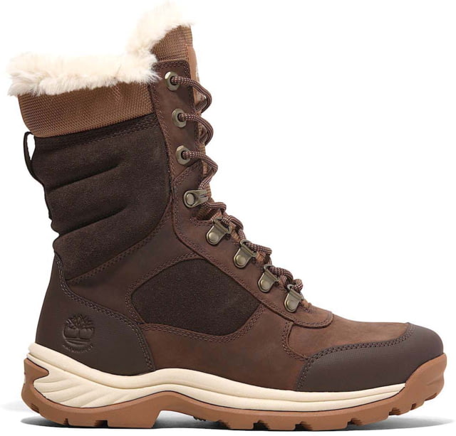 Timberland White Ledge Tall Lace-Up Waterproof Snow Boot - Women's Dark Brown Full Grain 10 Medium