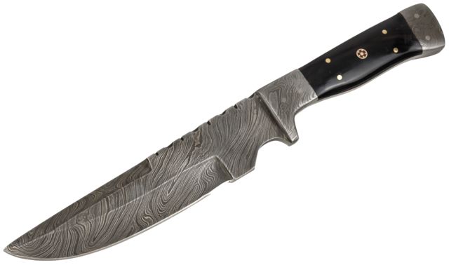Titan Damascus Steel Hunting 5in Knife TD-007