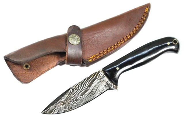 Titan Damascus Steel Hunting 7.6in KnifeTD-004