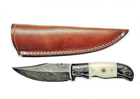 Titan Damascus Steel Hunting Knife by Titan TD-170 8.1in