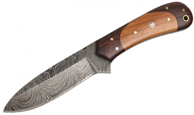 Titan Hand Forged Damascus Camping 8.3in Knife TD-194