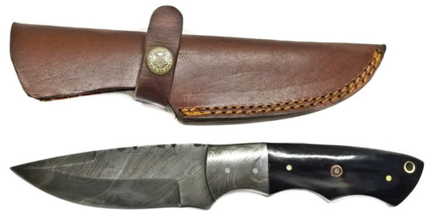 Titan Hand Forged Damascus Camping Drop Point Hunter Knife 9.1 in TD-053