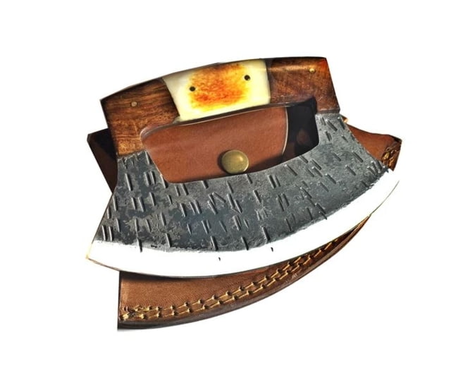 Titan International Knives Custom Hand Forged Alaskan ULU Knife 6.5 inch
