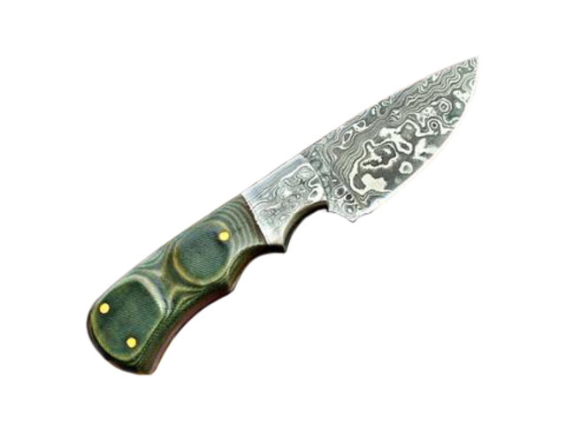 Titan International Knives Damascus 8.5in Custom Handmade Forged Steel Hunting Bowie Knife 8 inch