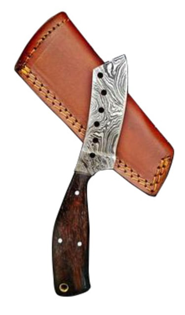 Titan International Knives Damascus Mavado Cleaver Blade Knife 8 inch