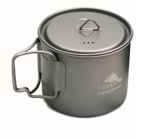 TOAKS LIGHT Titanium 550ml Pot Grey