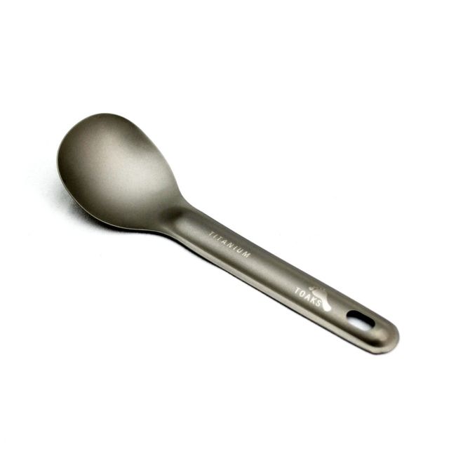 TOAKS Titanium Short Handle Spoon Grey