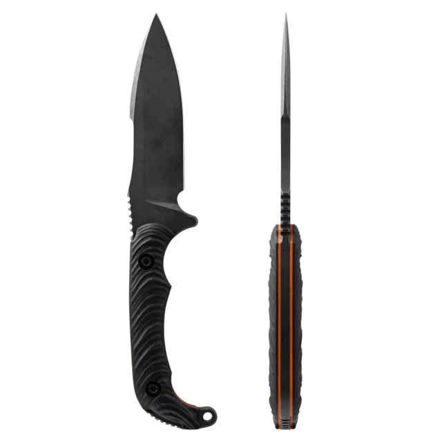 Toor Knives Apnea Fixed Blade Knife 4.25in CPM Cru-Wear Drop Point G10 Handle Havoc Black Black Apnea - Havoc Black