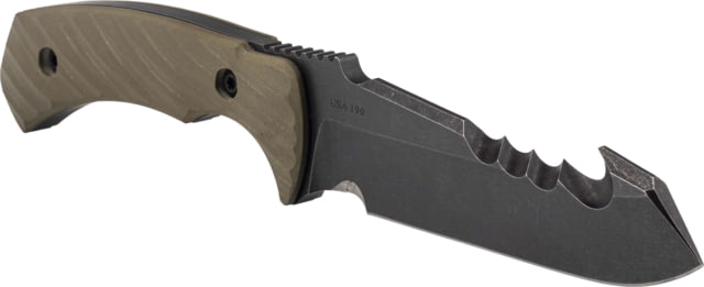 Toor Knives Egress Fixed Blade Knife 4.875 in CPM-S35VN Steel Blade G10 Covert Green Handle Egress-Covert Green