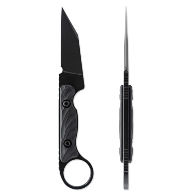Toor Knives Jank Shank Pikal Fixed Blade Knife 3in CPM 154 G10 Storm Grey Jank Shank Pikal - Shadow Black