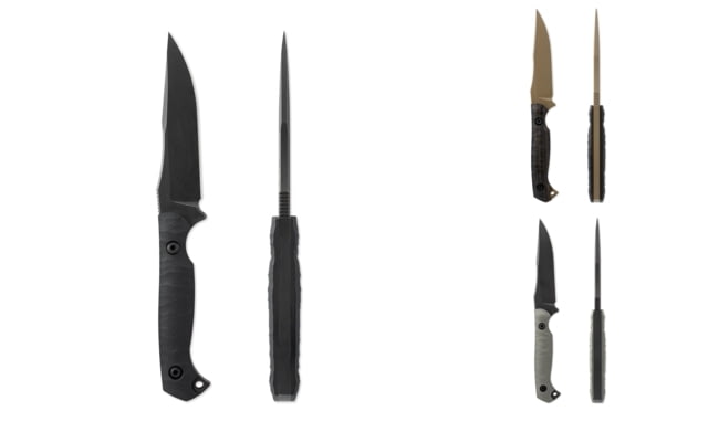 Toor Knives Krypteia Fixed Blade Knife 4.0in CPM S35VN Steel G10 Handle Covert Green Krypteia-Covert Green