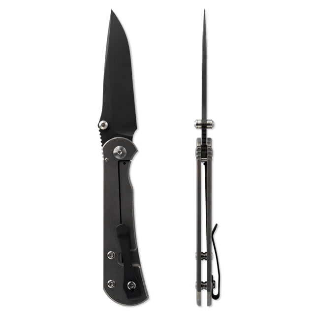 Toor Knives Merchant 2.0 FL35S Folding Knife 3.75in Steel CPM S35VN 6AL-4V Titanium Handle Stone Merchant 2.0 S-Stone