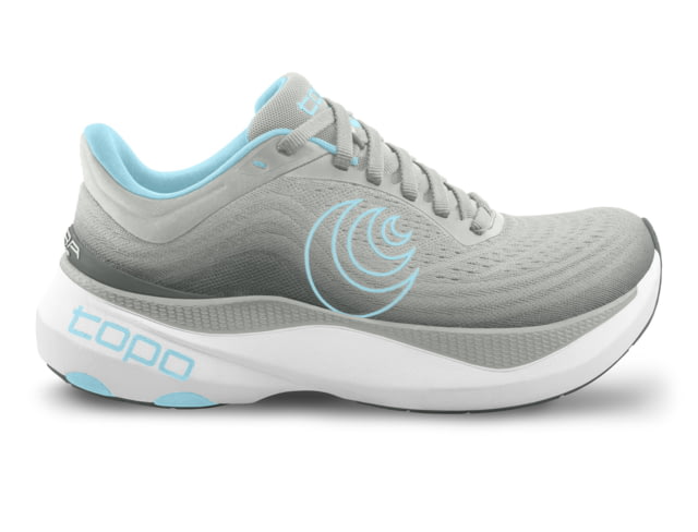 Topo Athletic Topo Athletic Aura Max Cushion Stability Road Shoes - Women's Grey/Blue 10.0 US