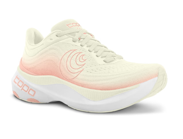 Topo Athletic Aura Max Cushion Stability Road Shoes - Women's Cream/Rose 10.5 US