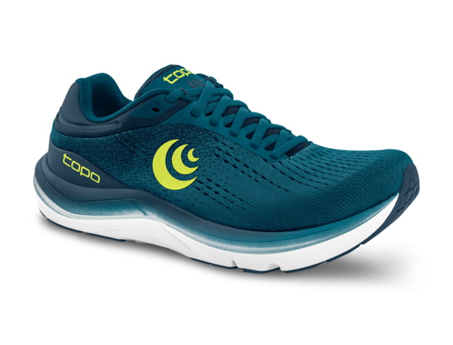 Topo Athletic Magnifly 5 Cushioned Zero Drop Road Shoes - Men's Blue/Green 9.0 US