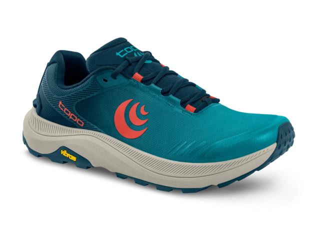 Topo Athletic MT-5 Beginner Trail Running Shoes - Men's Blue/Red 12.5 US