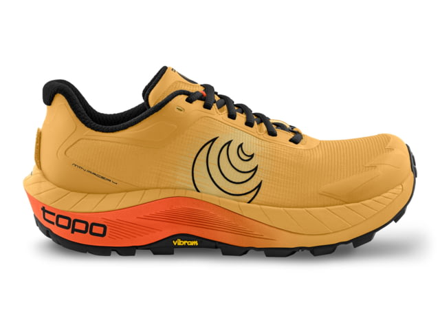 Topo Athletic Topo Athletic MTN Racer 4 Trail Running Shoes - Men's Mango/Black 8.5 US