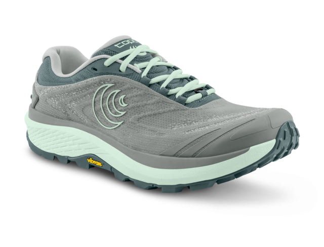 Topo Athletic Pursuit 2 Zero Drop Trail Running Shoes - Women's Grey/Mint 8.0 US