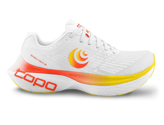 Topo Athletic Topo Athletic Specter 2 High-Cushion Performance Trainer Shoes - Men's White/Sunset 7.0 US