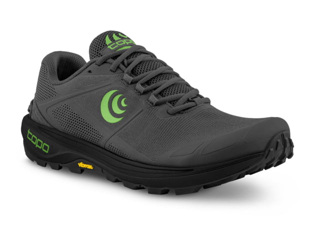 Topo Athletic Terraventure 4 Rugged Trail Running Shoes - Men's Dark Grey/Green 12.5 US/Wide