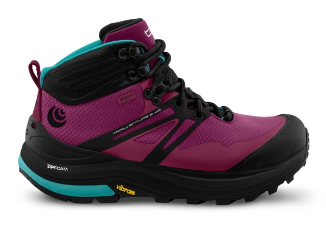 Topo Athletic Trailventure 2 Waterproof Hiking Boots - Women's Raspberry/Black 7.5