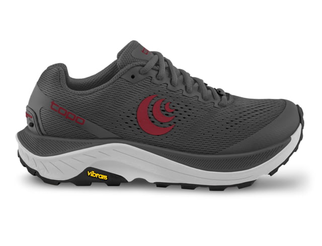 Topo Athletic Ultraventure 3 Running Shoes – Men’s Grey/Red 13