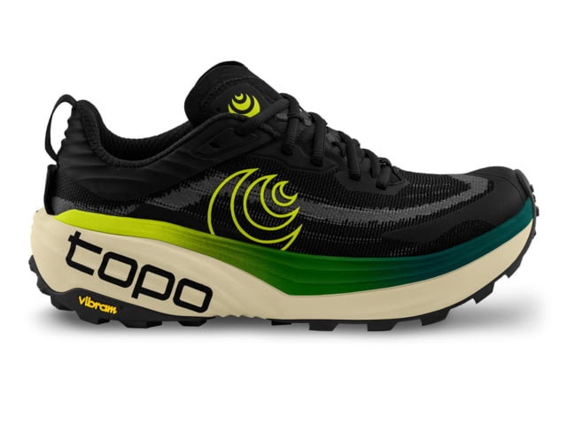 Topo Athletic Vista Trail Running Shoes - Men's Black/Lime