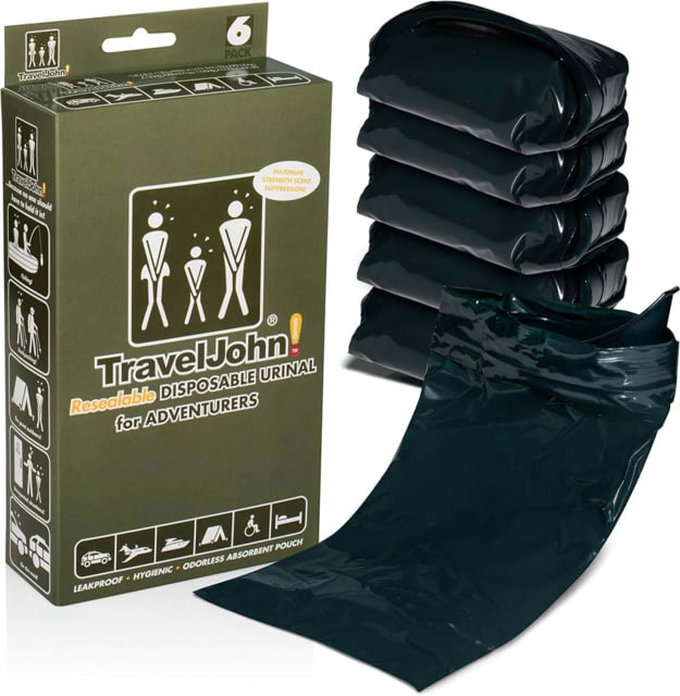 Travel John Travel John Disposable Urinals 6 Pk