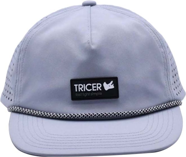 Tricer Rectangle Patch Hat Heather Grey