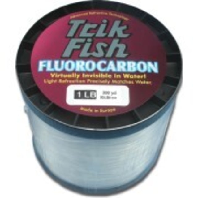 Trik Fish Fluorocarbon Line 1lb Spool 80lb 300yd Clear