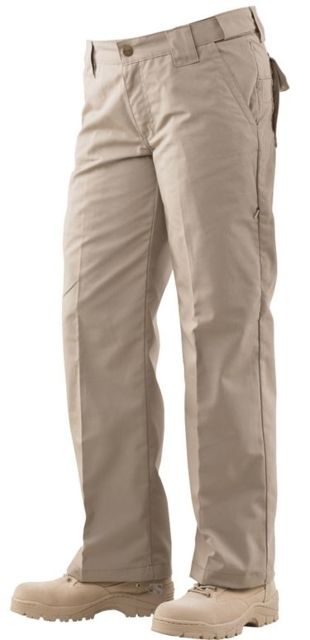 Tru-Spec 24-7 Ladies' Classic Pants Teflon PolyCotton RipStop Khaki Size 6