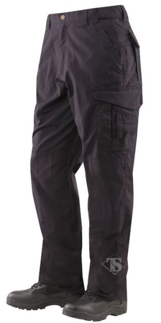 Tru-Spec 24-7 Men’s EMS Pants Teflon PolyCotton RipStop Black 36×37