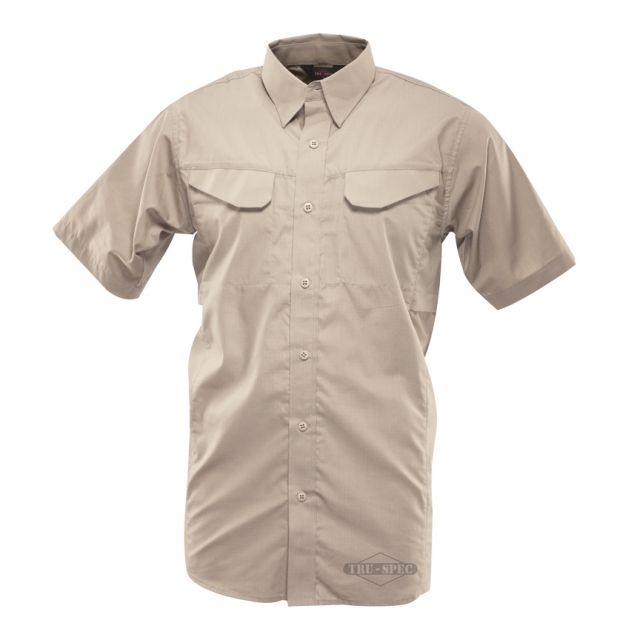 Tru-Spec 24-7 Ultralight Short Sleeve Field Shirt Khaki Extra Small