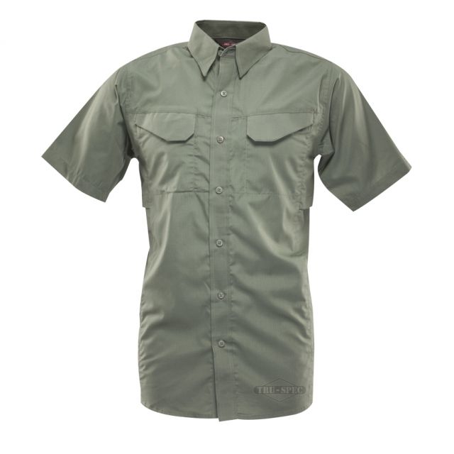 Tru-Spec 24-7 Ultralight Short Sleeve Field Shirt Olive Drab Extra Small