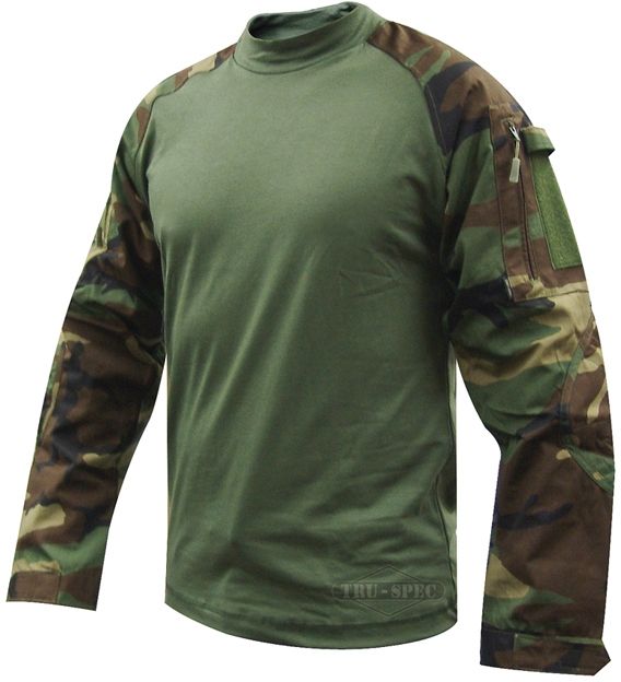TRU-SPEC Combat Shirt – Men’s Woodland MR 2560004