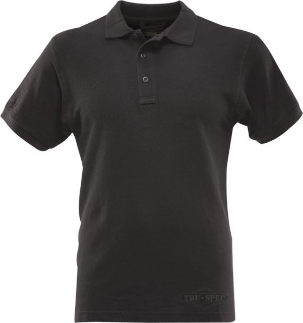TRU-SPEC Classic Polo Shirt – Men’s Black S 4413003