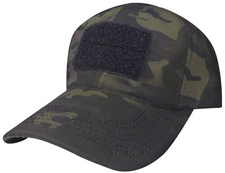 Tru-Spec Multicam Black Nylon Cotton Ripstop Contractor Cap One Size Fits Most