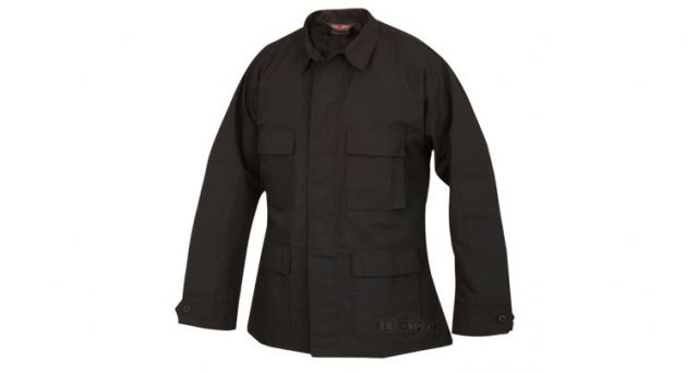 Tru-Spec Tru-Spec Polyester-Cotton Ripstop BDU Jacket - Men's Black 3XL Regular Length 1320008
